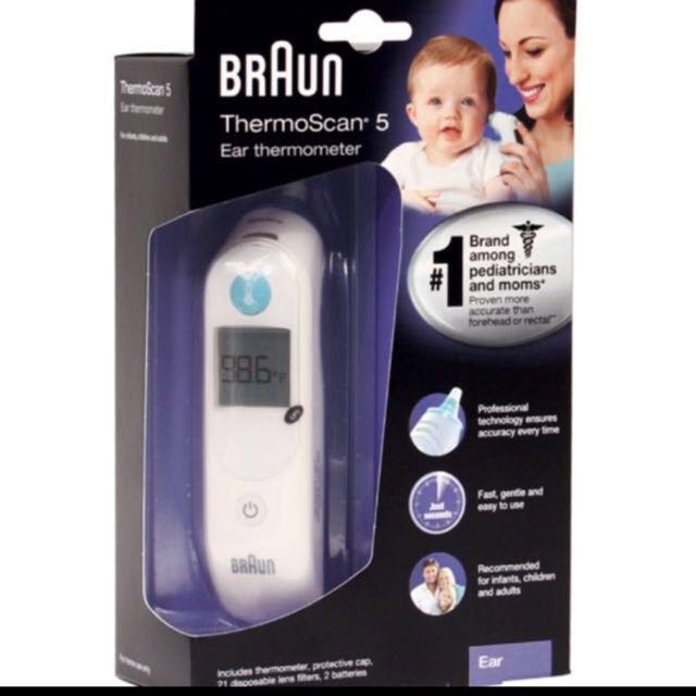 Braun Thermometer, Beauty & Personal Care, Sanitisers & Disinfectants