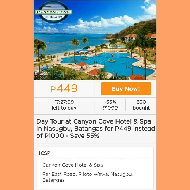 Canyon Cove Hotel & Spa Day Tour, Tickets & Vouchers, Store Credits on