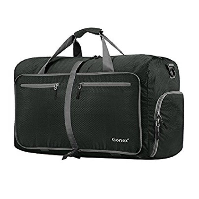 Gonex 60L Foldable Travel Duffel Bag Water Resistant, Sports Equipment