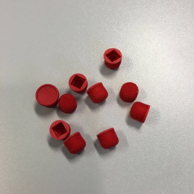 10 Paquet Caoutchouc Souris Pointeur Trackpoint Rouge Cap Pour IBM THINKPAD MM E - Foto 5