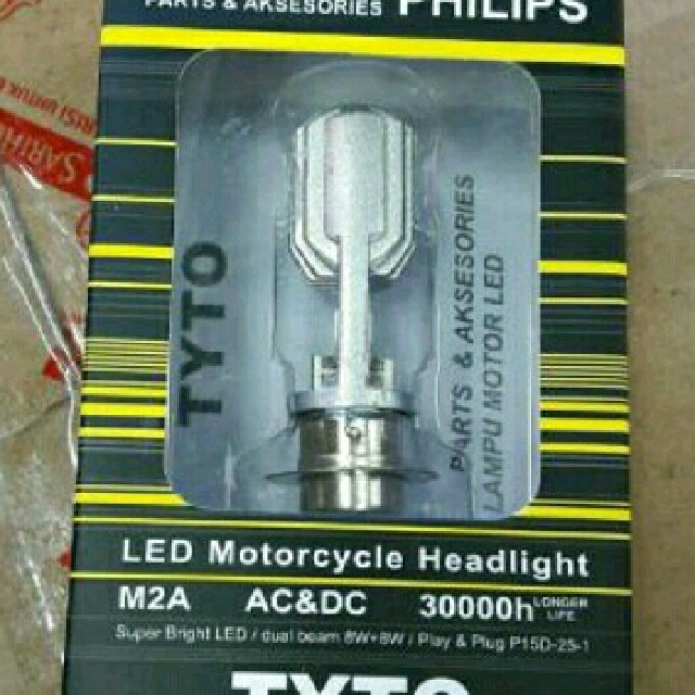 Lampu Bohlam Led Bebek Matic Ac Dc Philips Motor Di Carousell