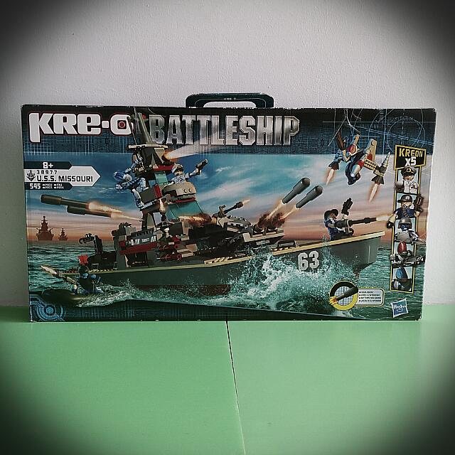 Lego Compatible) Kre-o Battleship Missouri Out Of