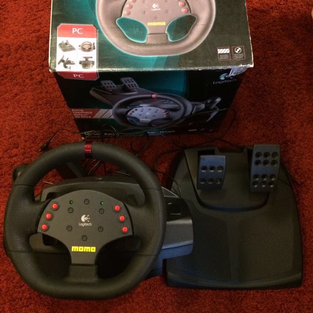 Logitech Momo Racing Force Feedback Wheel Drivers Logitech MOMO Racing Force Feedback Wheel, Video Gaming, Gaming