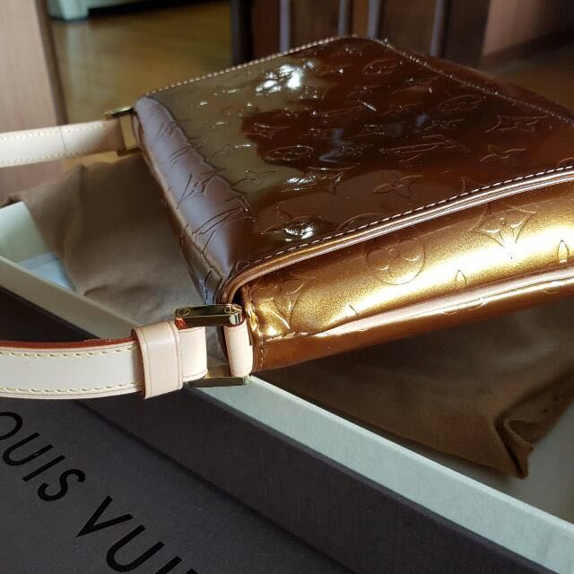 Louis Vuitton Cuir Verni Gold Luxury Bags Wallets on Carousell