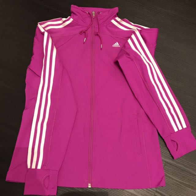 Lovely Stunning Pink Adidas Jacket, Women's Fashion, Coats, Jackets and ...