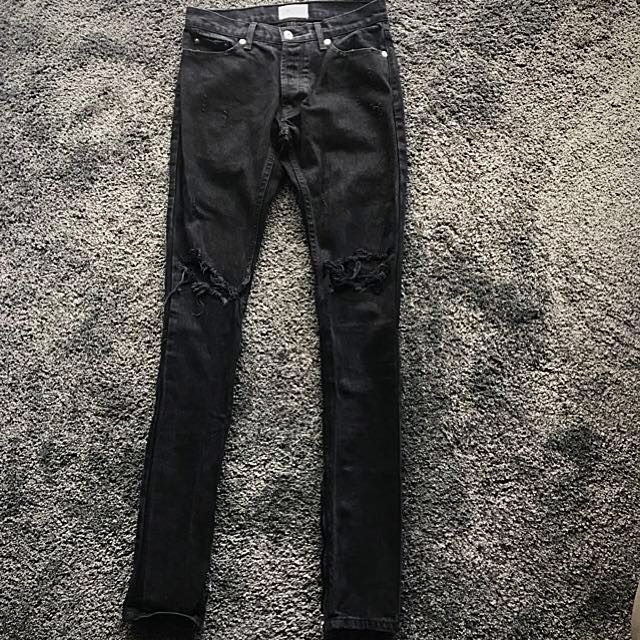black rockstar jeans