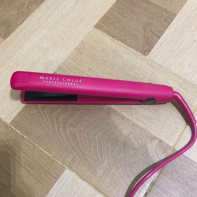 PRICE DROP HI QUALITY MARIE CHLOE PINK HAIR IRON STRAIGHTENER catok