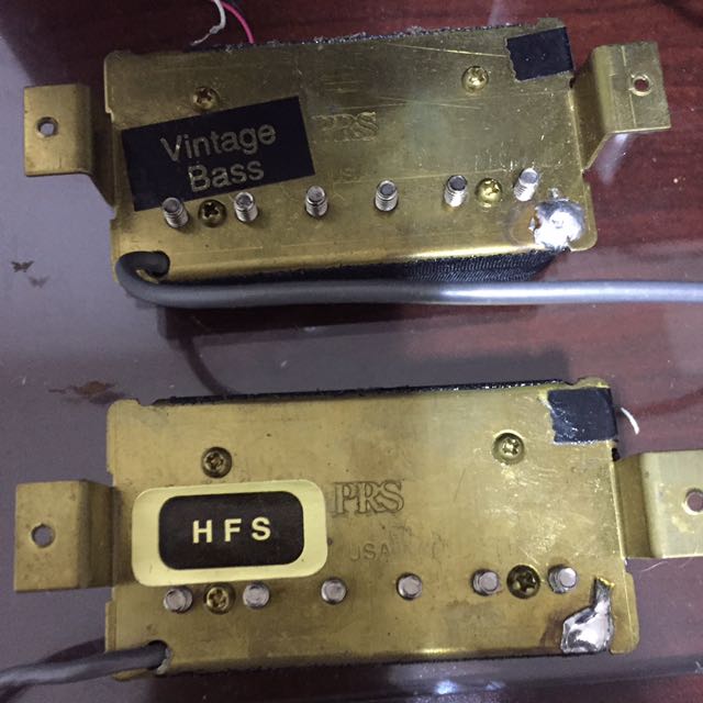 Prs hfs and shop vintage bass pickups