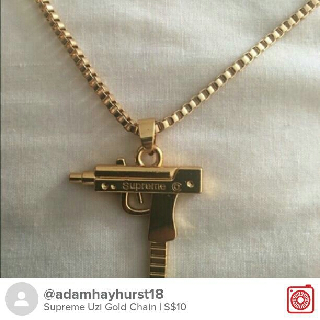 Supreme Uzi Necklace Clearance, 50% OFF 