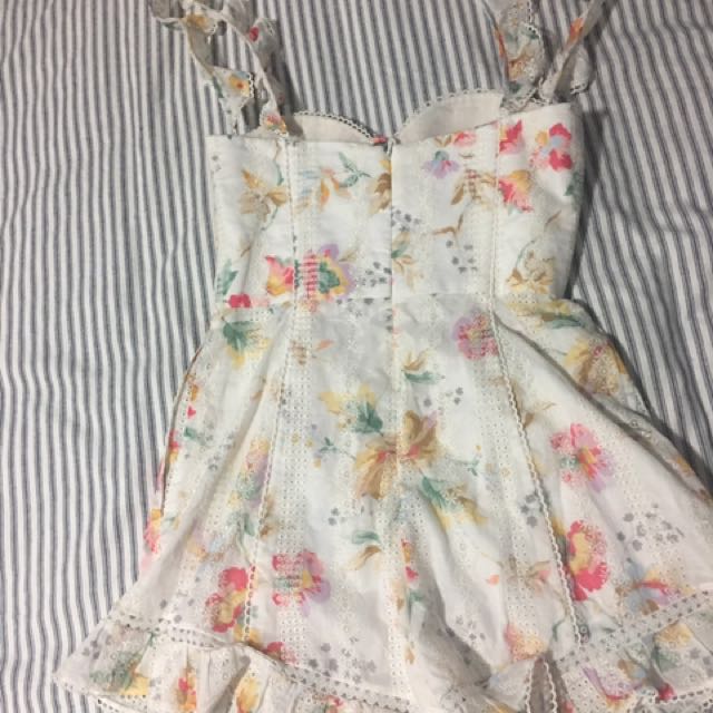 zimmermann belle bustier playsuit