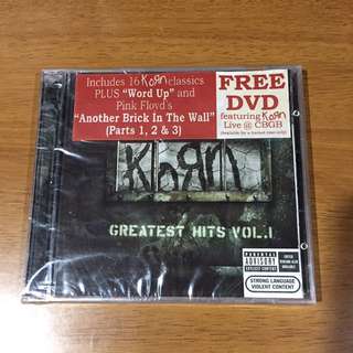 KORN (Greatest Hits Vol. 1) CD & DVD