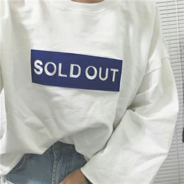 092 Tumblr Korean White Embroidered Sold Out Pullover Women S Fashion Clothes Tops On Carousell