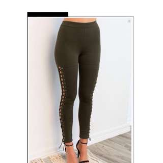 Laces Up Pants