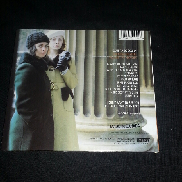 Cd Camera Obscura Underachievers Please Try Harder Music Media