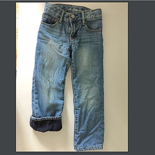 lined jeans for kids