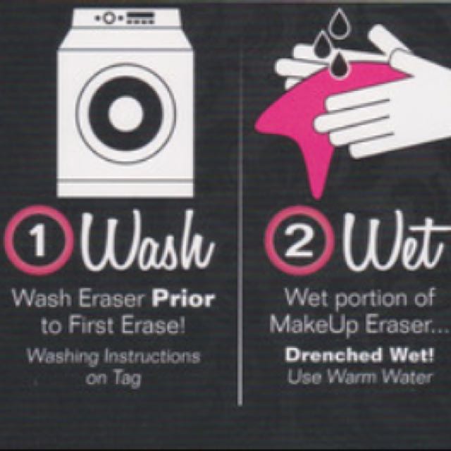 makeup eraser washing instructions