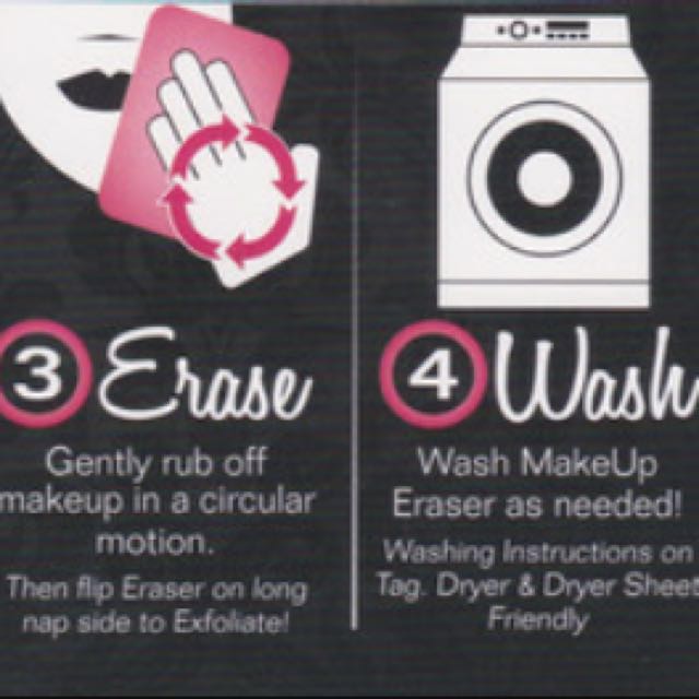 makeup eraser washing instructions
