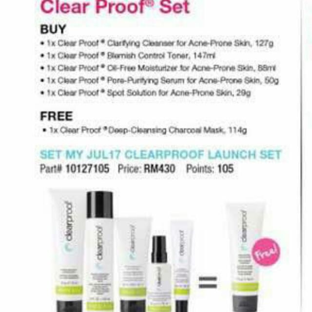 Mary Kay Acne Clear Proof Set Health Beauty Skin Bath Body On Carousell