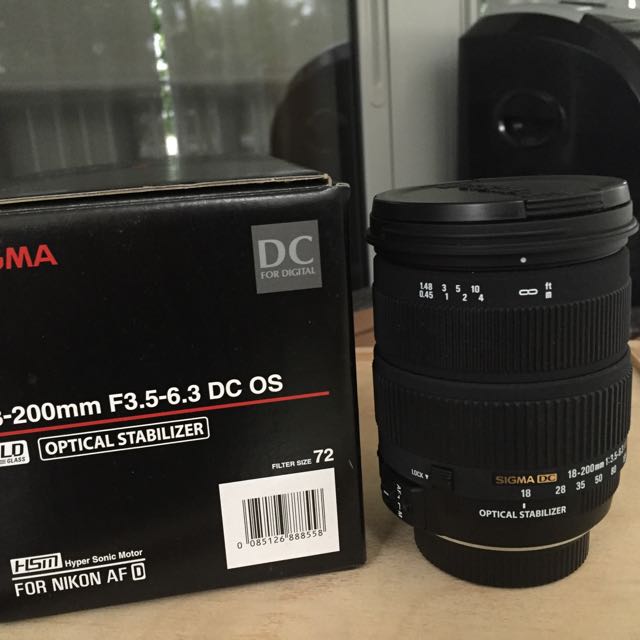 Sigma 18 0mm F3 5 6 3 Dc Os Hsm Nikon Mount Photography On Carousell