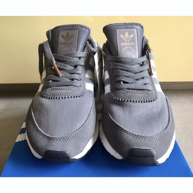 SMALL GIRL SIZE Adidas Iniki Runner Boost GREY