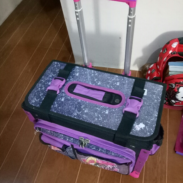 Trolley School Bag Babies Kids Going Out Diaper Bags