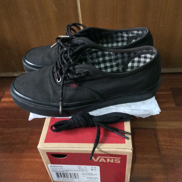 Vans authentic twill gingham deals