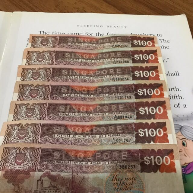 Vintage Singapore $100 Note, Hobbies & Toys, Memorabilia & Collectibles ...