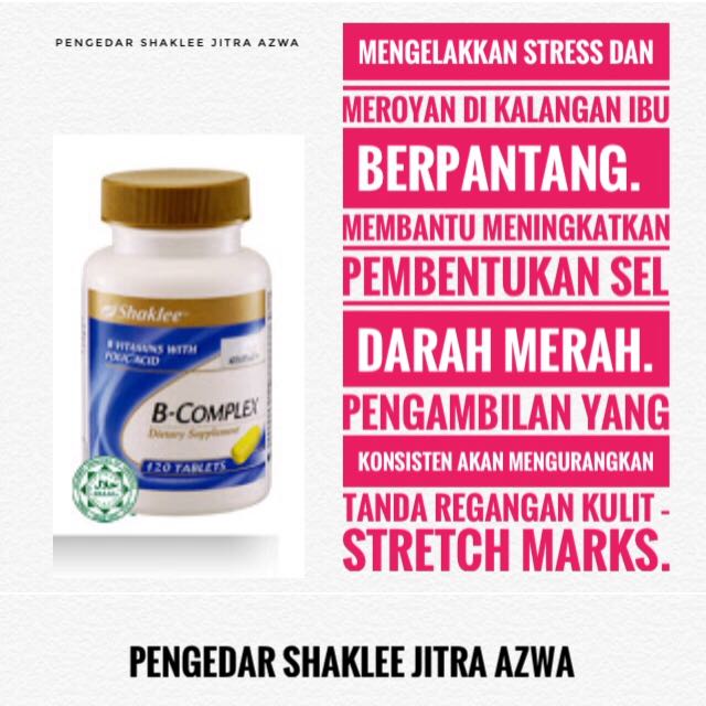 Vitamin B Complex Shaklee Health Beauty Skin Bath Body On