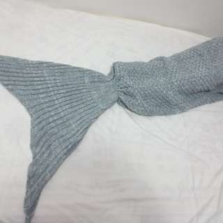 Mermaid Tail Blanket Grey Adult Size Brand New