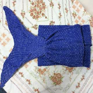 Mermaid Tail Blanket Purple Adult Size