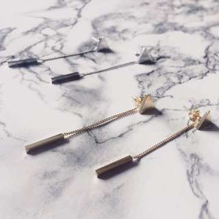 Triangle Line Shape Earring