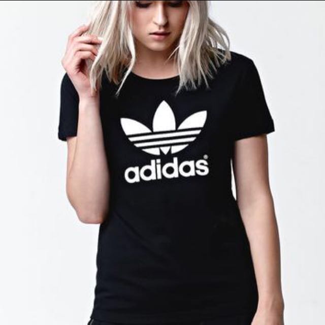 Black adidas hot sale shirt tumblr