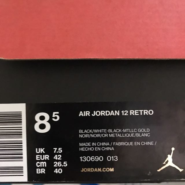 Air Jordan 12 Retro (Brand New In Box 