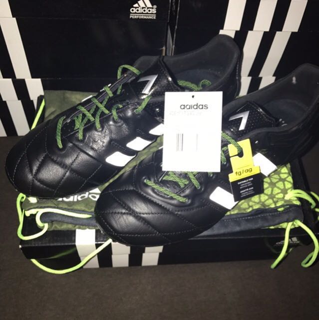 Authentic Adidas Ace 15.1 Leather FG/AG US 9 / UK 8.5, Sports, Sports \u0026  Games Equipment on Carousell