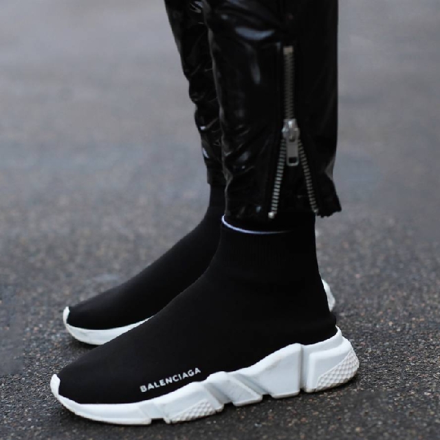 custom balenciaga speed trainer