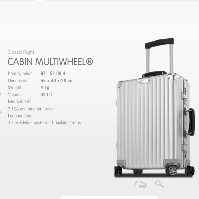 Rimowa classic sale cabin size