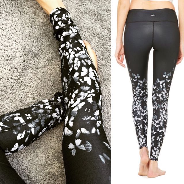 Alo yoga butterfly leggings deals