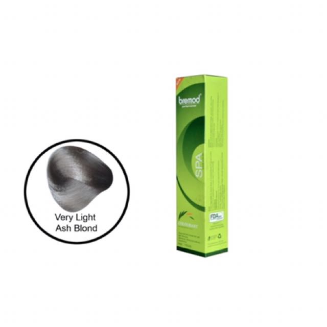 Bremod Spa Hair Color Very Light Ash Blond Set With Oxi Health Beauty Hair Care On Carousell