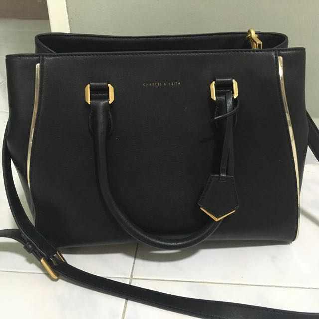 charles and keith top handle bag