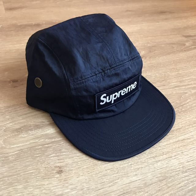 supreme washed nylon camp cap