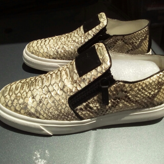 zanotti heels snake