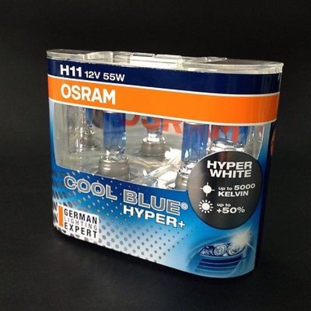 H11 Osram Cool Blue Hyper 5000k Car Accessories On Carousell