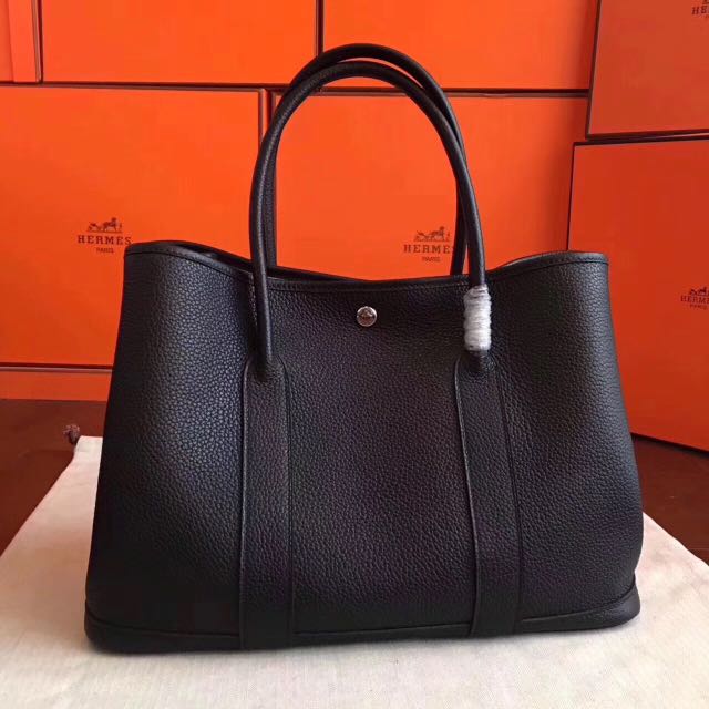 Hermes Garden Party 30 36 黑色 Luxury Bags Wallets On Carousell