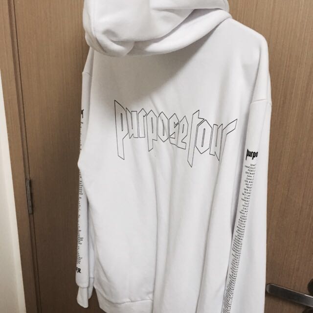 Purpose tour clearance hoodie white