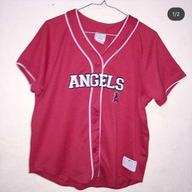 pink angels baseball jersey