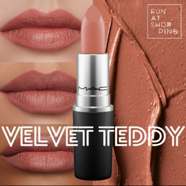 Mac დ歐美感霧幻性感唇膏 Velvet Teddy 美妝保養 化妝品在旋轉拍賣
