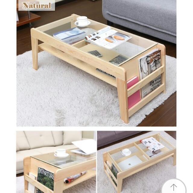 Magazine Glass Table Singapore Coffee Table Sofa Table Furniture Home Deco Household Cheap Re Stock Ready Furniture Tables Chairs On Carousell