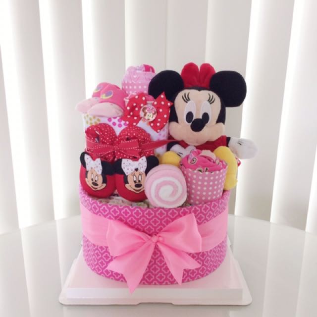 minnie mouse diaper cake