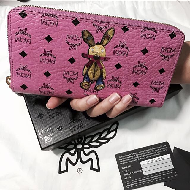 ND SALE $300 AUTHENTIC MCM RABBIT WALLET, Luxury, Bags & Wallets on ...