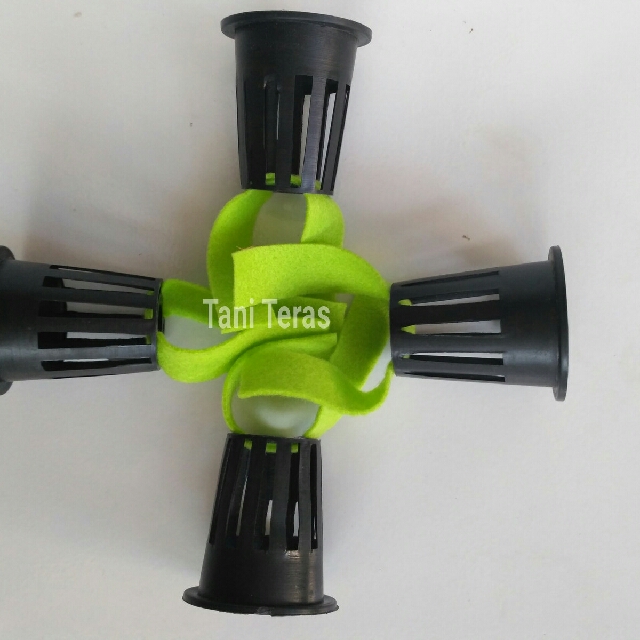Netpot Hidroponik Bersumbu Praktis Ekonomis Gardening On Carousell